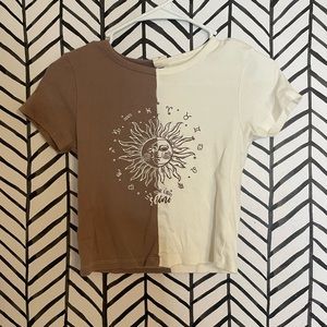 Moon and Sun crop top